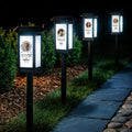 Personalized Solar Lights for Cemetery Solar Pathway Lights with Photo & Name Garden Memorial Outdoor Grave Light for Outdoor Garden Balcony Yard Memorial Remembrance Gifts for Loved Ones