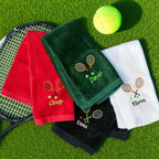 Custom Name & Logo Tennis Towel 16×24 Inch | Thoughtful Sports Gift for Men & Women