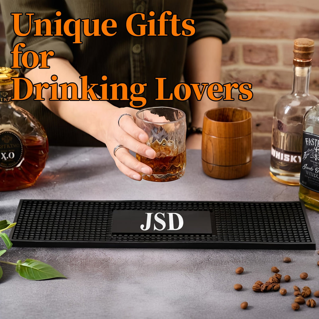 Personalised Bar Mat Non-slip PVC Rubber