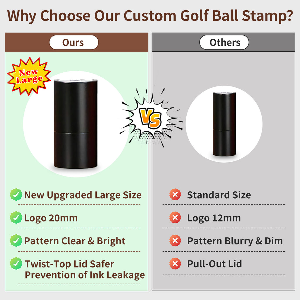 Personalized Golf Ball Marker Stamp