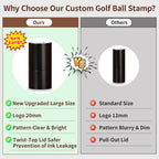 Personalized Golf Ball Marker Stamp