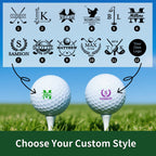 Make It Your Hole in One - Monogrammed Initial Name - Personalized Golf Ball Stamp
