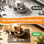 Personalized Dog Cat Feeding Mat Custom Name Pet Food Bowl Mat