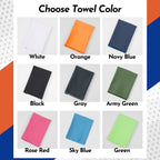 Custom Name & Logo Tennis Towel 16×24 Inch | Thoughtful Sports Gift for Men & Women