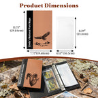 Personalized National Park Map Binder