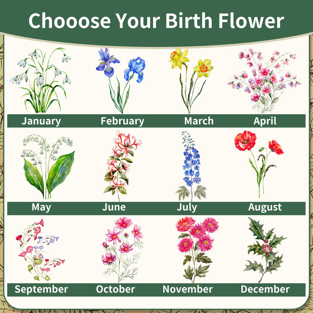 Personalized Gardening Tools Gardening Supplies Kit Gardening Gifts for Women Garden Tool Bag Organizer with Birth Flower and Name Outdoor Hand Tools Birthday Gifts for Gardener Christmas