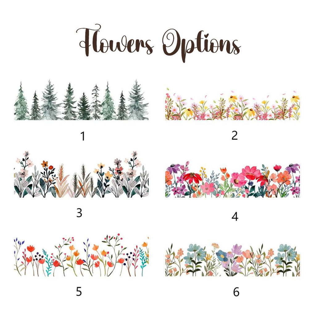 Custom Flower & Name Velvet Jewelry Case | Thoughtful Gift for Birthday, Wedding & Bridal Shower