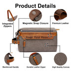 Personalized Canvas Toiletry Bag