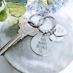 Daddy Keyring Fathers day gift This Daddy Belongs to Family Tree Gift World's Greatest Dad Grandad Keychain Papa Gift New Grandparent