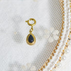 Personalized Gold Charm Necklace, Handmade Necklaces, DIY Ruby Charm Necklace