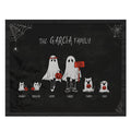 Personalized Halloween Sign, Custom Halloween Family Sign
