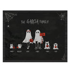 Personalized Halloween Sign, Custom Halloween Family Sign