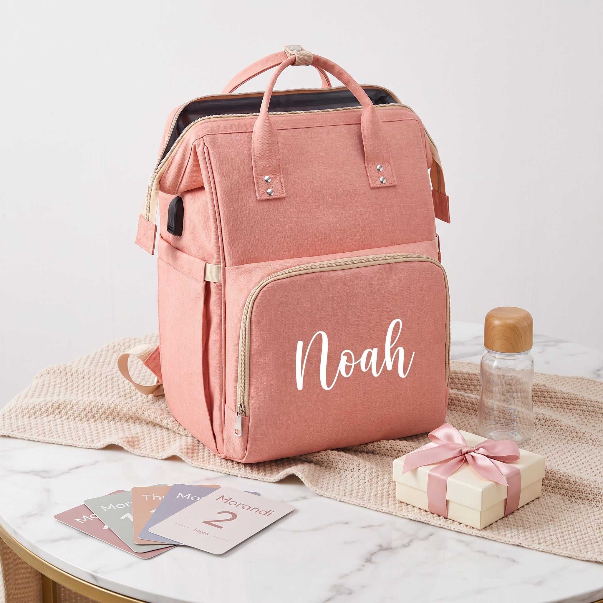 3 in 1 Diaper Backpack with Changing Station