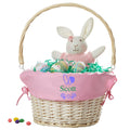Personalized Easter handmade woven basket