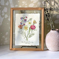 Personalized Birth Flower Family Sign