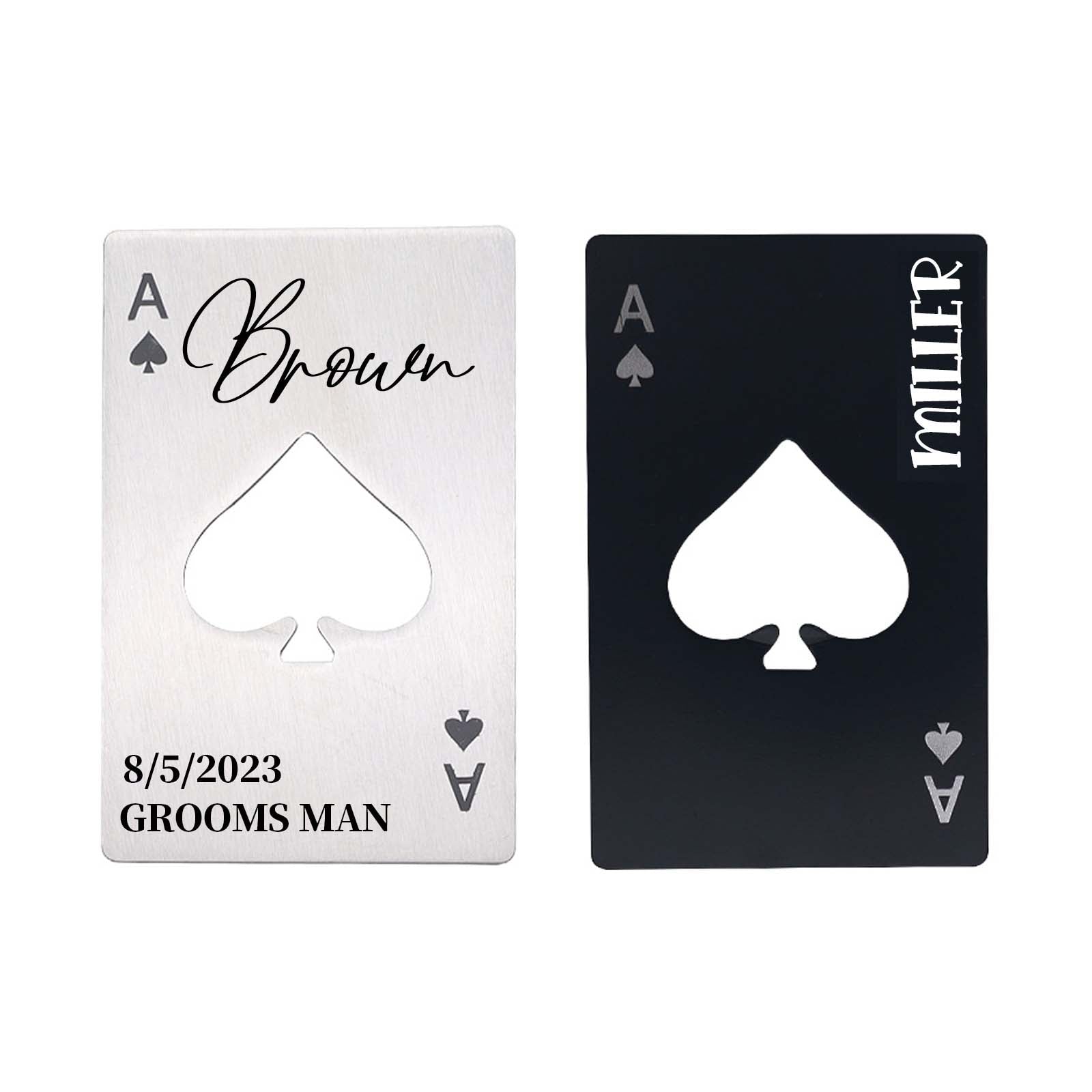 Personalized Stainless Bottle Opener