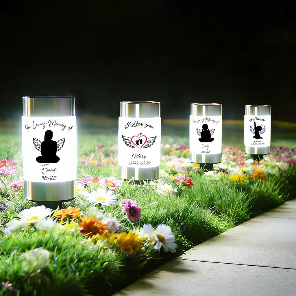 Personalized Solar Lights for Cemetery