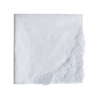 Personalized Flower Embroidered Handkerchief | Customized Cotton Hankies for Women