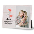 Personalized Birth Flower Photo Frame