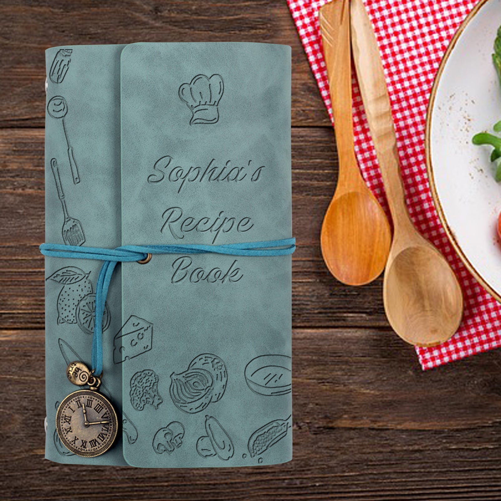 Personalized Blank Recipe Book Binder