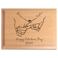 Personalized Wood Plaque, Wooden Wall Valentines Day Decor