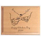 Personalized Wood Plaque, Wooden Wall Valentines Day Decor