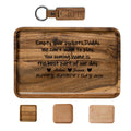 Personalized Wooden Storage Tray for Dad
