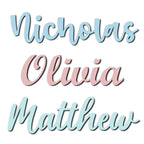 Personalized Acrylic Plate Name Sign丨Customized Acrylic Plate Name Letters