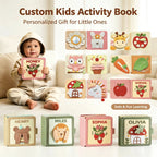 Personalized Toddler Felt Busy Book