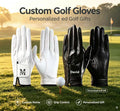 Personalized Custom Leather Golf Gloves | Unique Keepsake Gift for Golfers Dads & Coaches