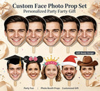 Personalized Big‑Head Cutouts On A Stick | Fun Party Photo Prop for Birthdays & Graduations