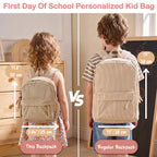 Custom Embroidered Corduroy Toddler School Backpack