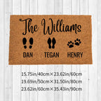 Personalized Family Name Doormats