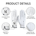 Personalized Custom Leather Golf Gloves | Unique Keepsake Gift for Golfers Dads & Coaches