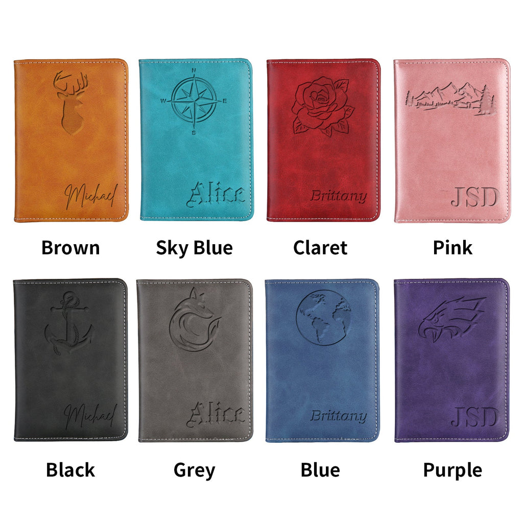 Personalized Refillable Notebook Leather Cover, Compatible with Moleskine Cahier