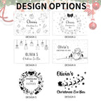 Personalized Christmas Eve Gift Box - Wooden Box with Name