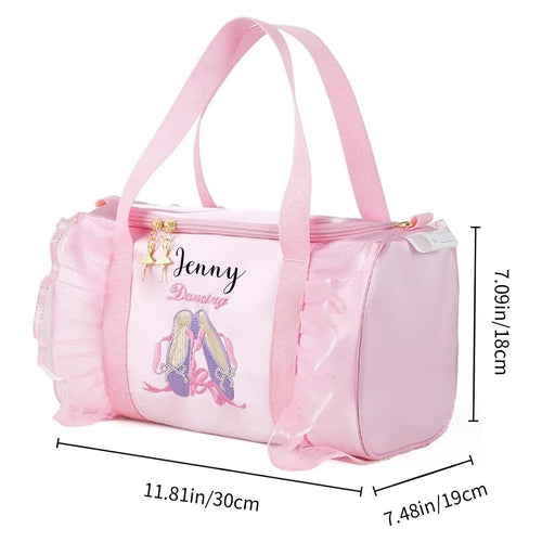 Custom Kids Ballet Dance Tote Bag for Girls