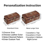 Personalized Men's Leather Toiletry Bag