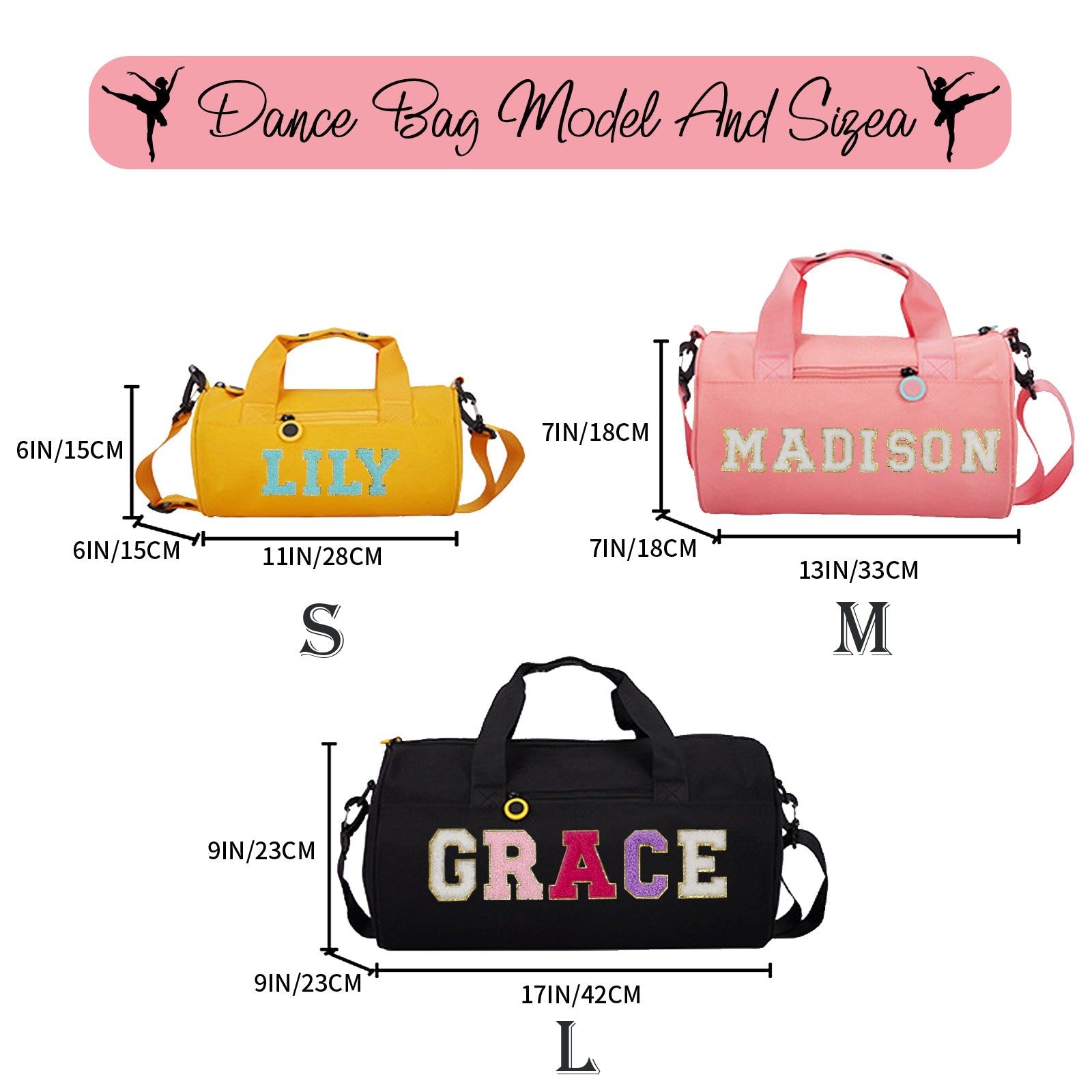 Personalized Kids Dance Ballet Bag