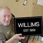 Personalized Metal Retro Sign