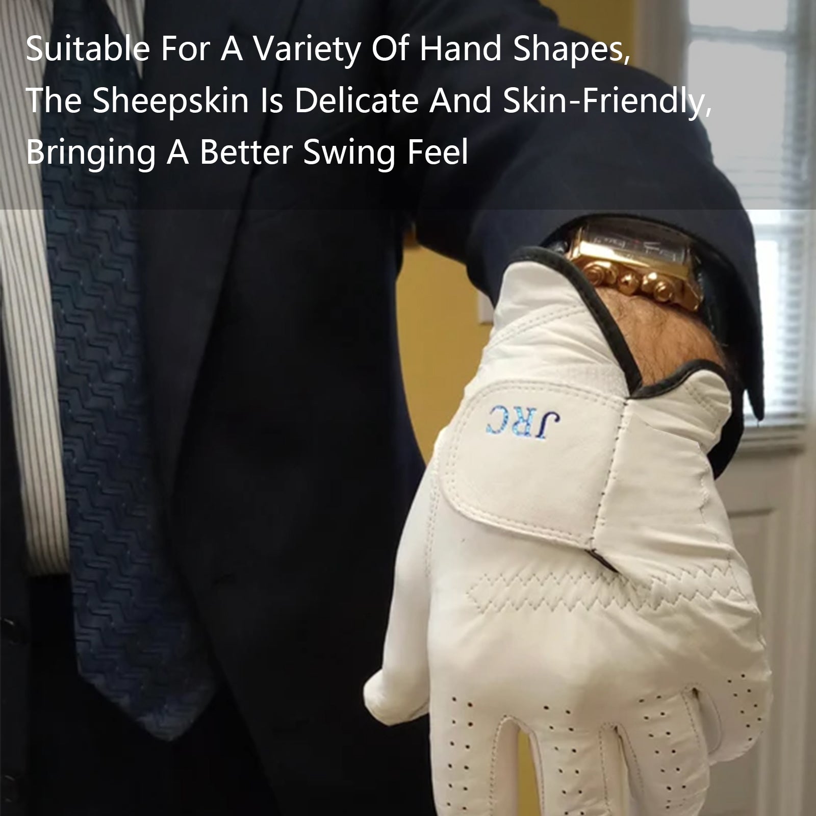Personalized Custom Leather Golf Gloves | Unique Keepsake Gift for Golfers Dads & Coaches