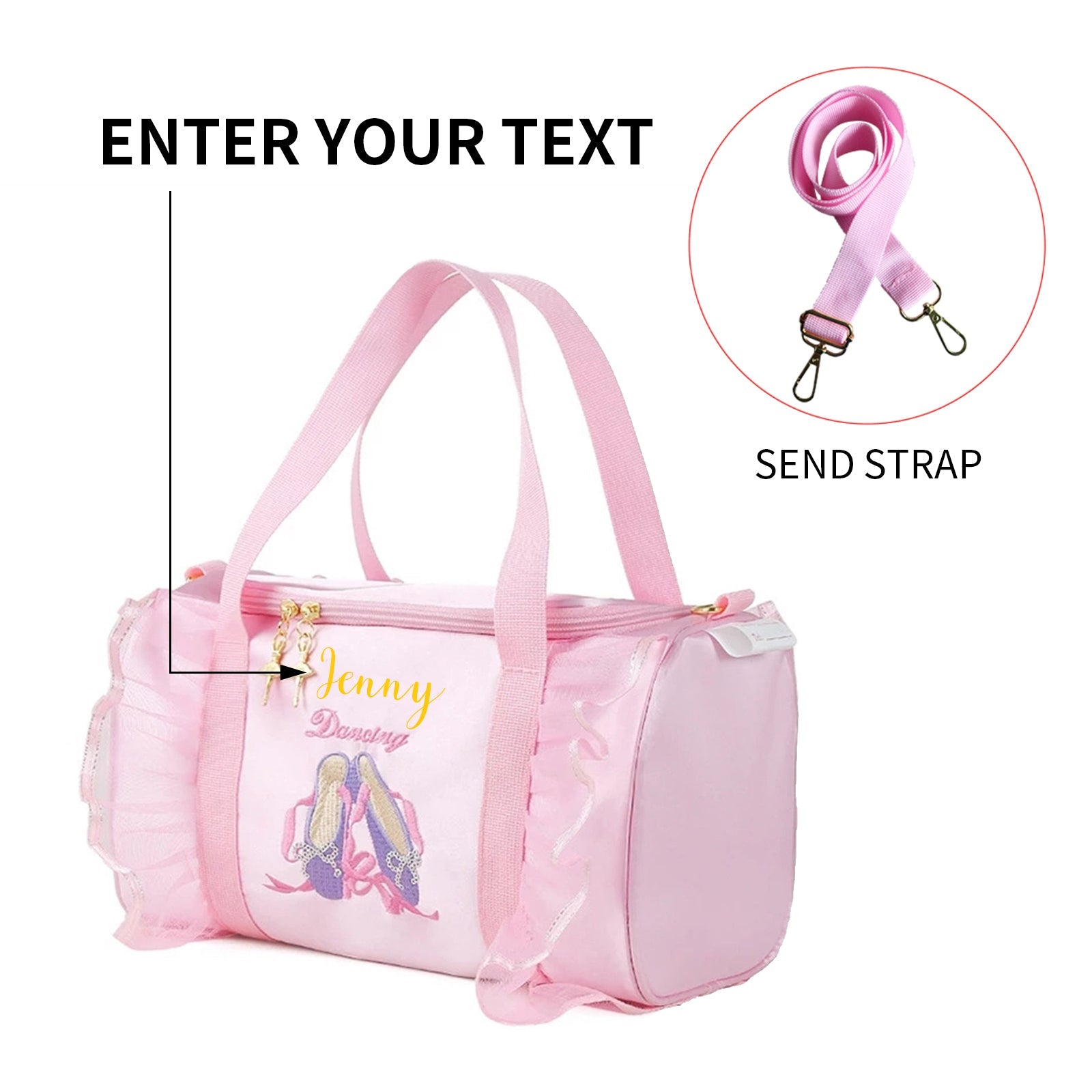 Personalized Kids Dance Ballet Bag
