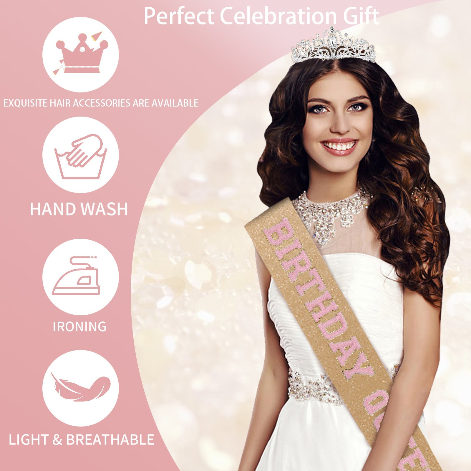 Personalized Sashes, Custom Text Satin Sash