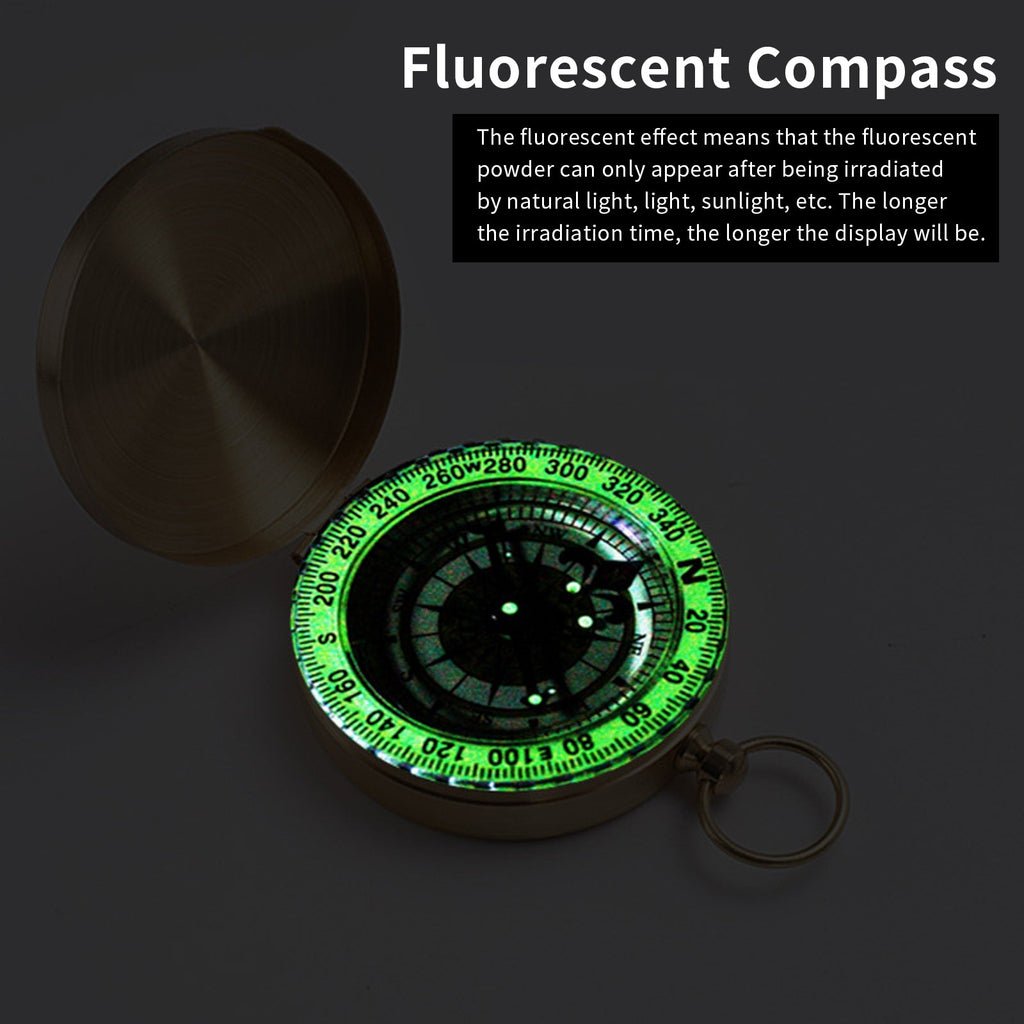 Personalized Engraved Fluorescent Compass