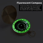 Personalized Engraved Fluorescent Compass
