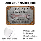 Custom Garage Sign, Personalized Workshop Sign