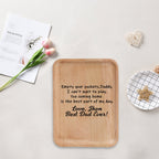 Personalized Wooden Storage Tray for Dad