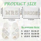 Pearl Letter Slipper Makeup Bag