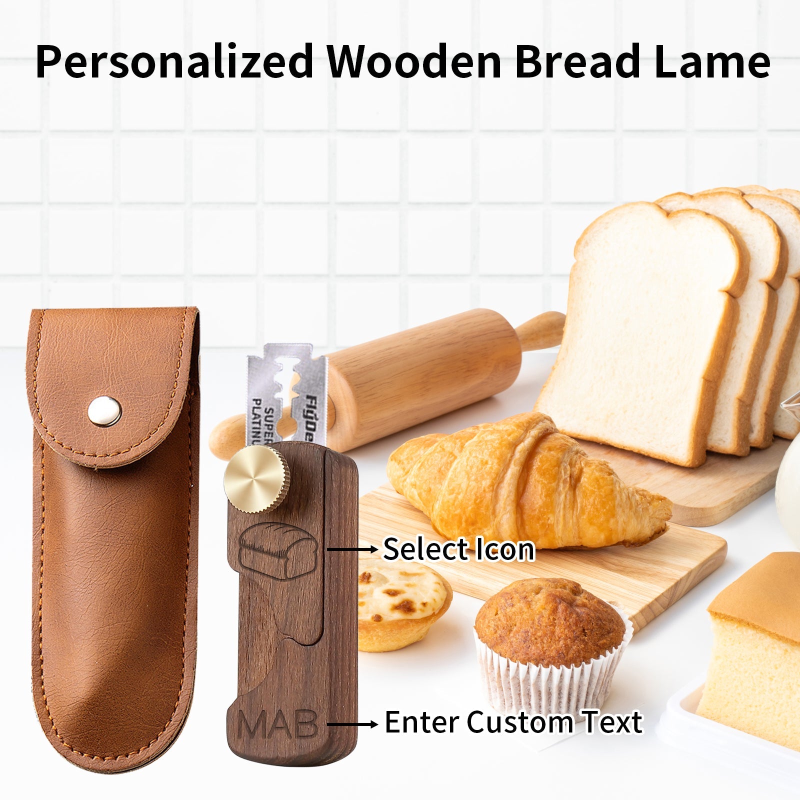 Personalized Magnetic Bread Lame