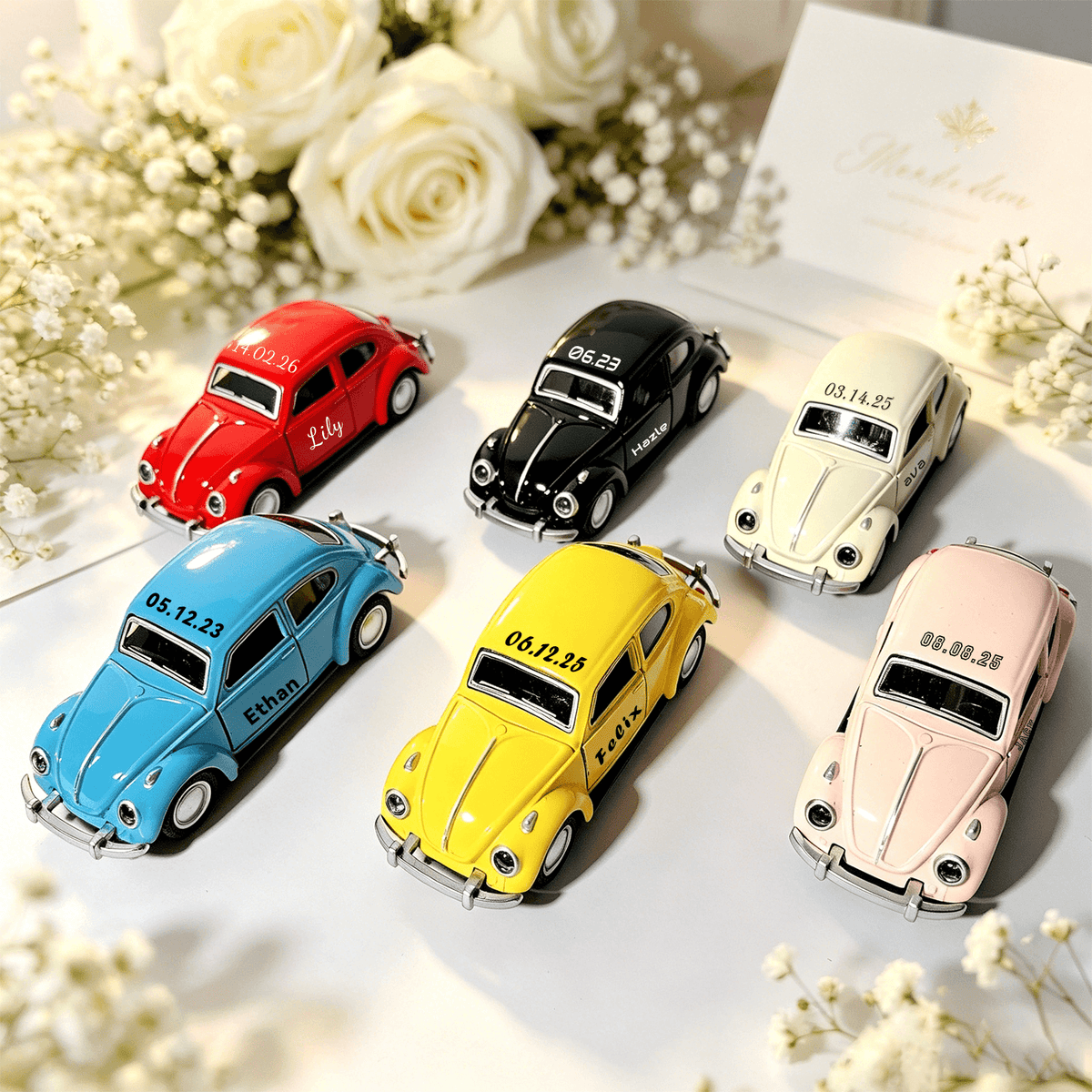 Personalized Mini Vintage Car Model